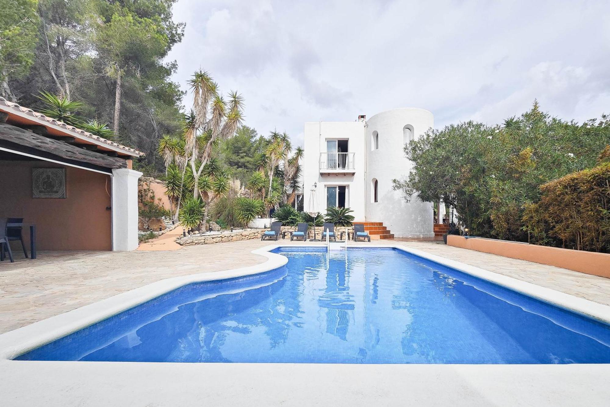 Villa Mercedes Santa Eularia des Riu Dış mekan fotoğraf