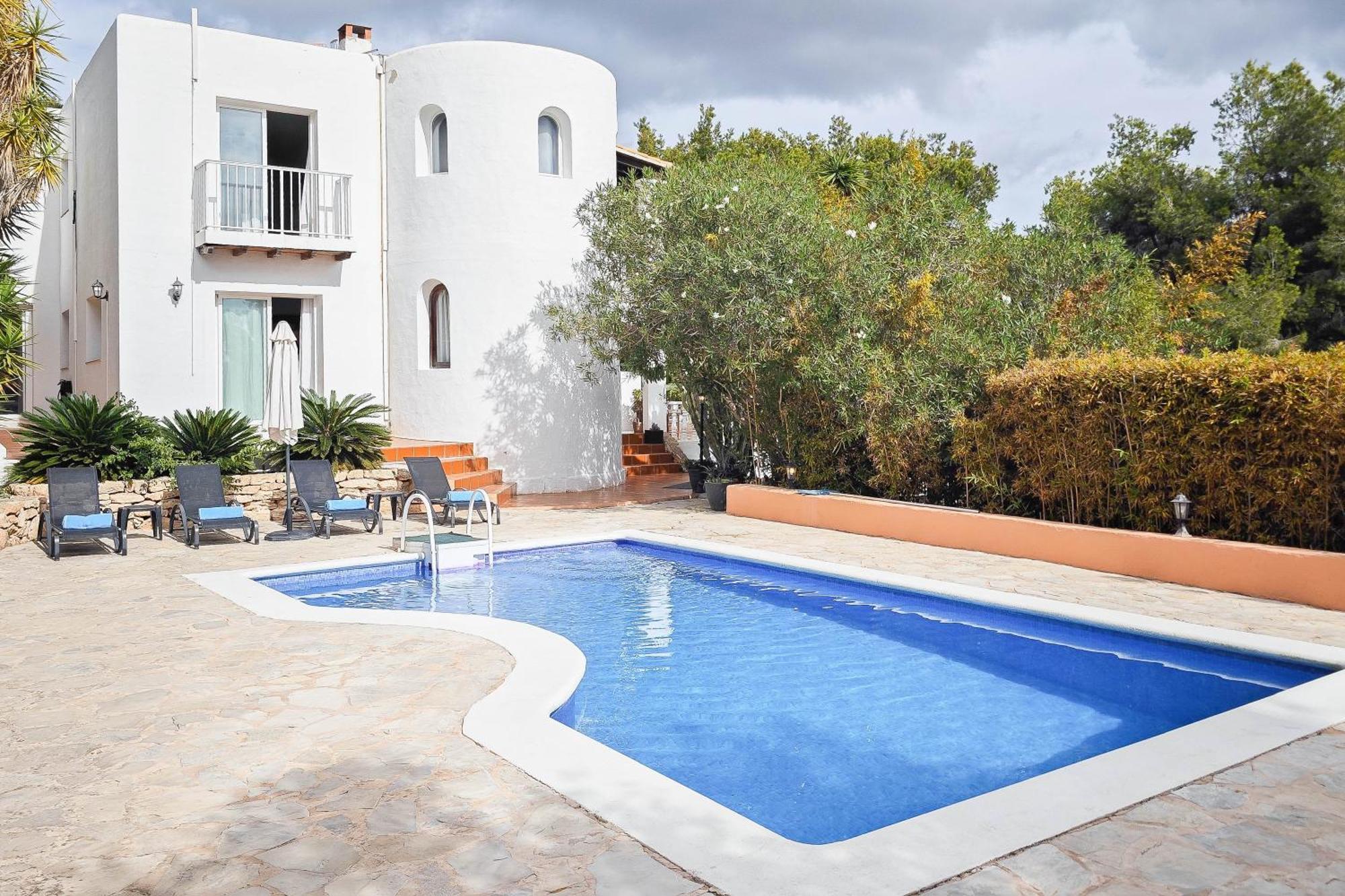 Villa Mercedes Santa Eularia des Riu Dış mekan fotoğraf